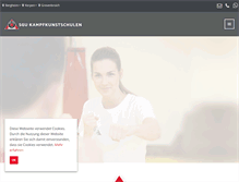 Tablet Screenshot of kampfkunstschule.com